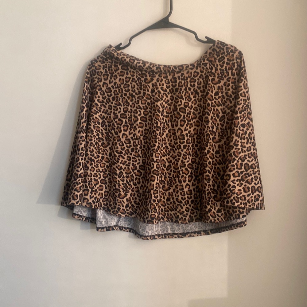 Xhiliration leopard skirt